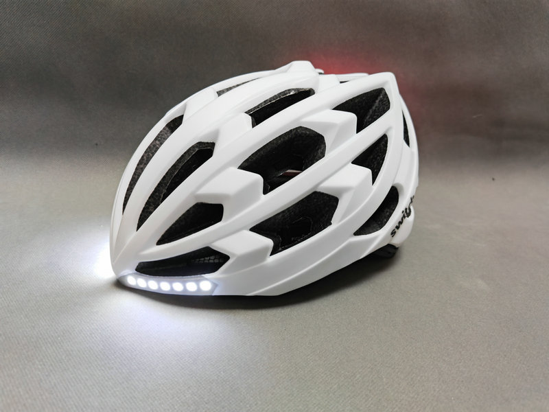 Smart Cycling Helmet With Turn Signal And Bluetooth RC001BONE(图4)