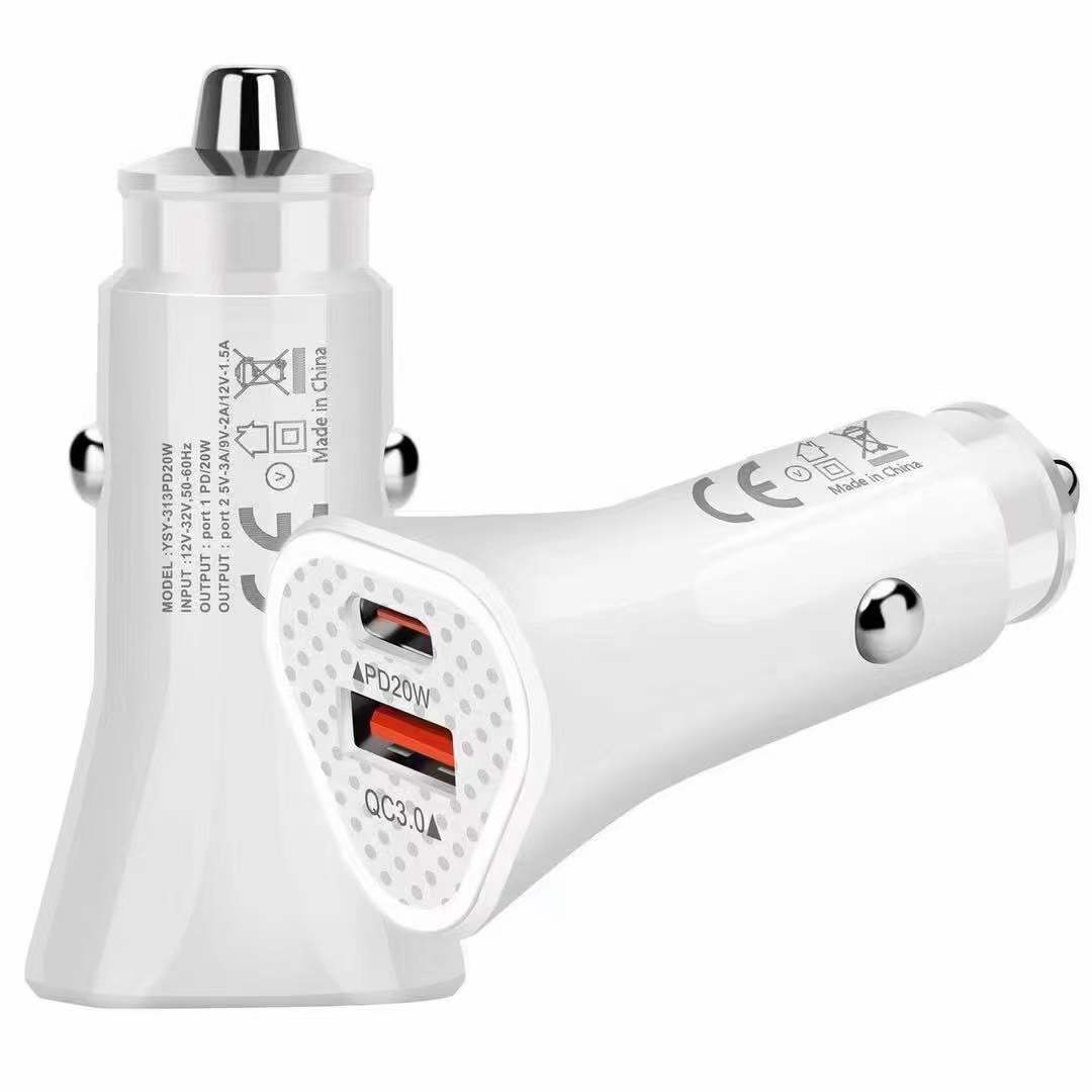 Car Charger PD20W QC3.0 RC018002(图2)